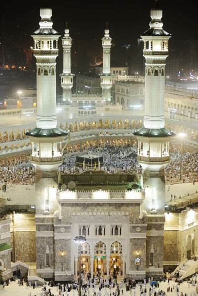  عکس مسجد النبی در شب