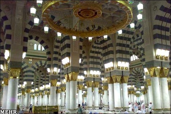 عکس مسجد النبی در مدینه