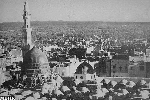 عکس مسجد النبی در مدینه