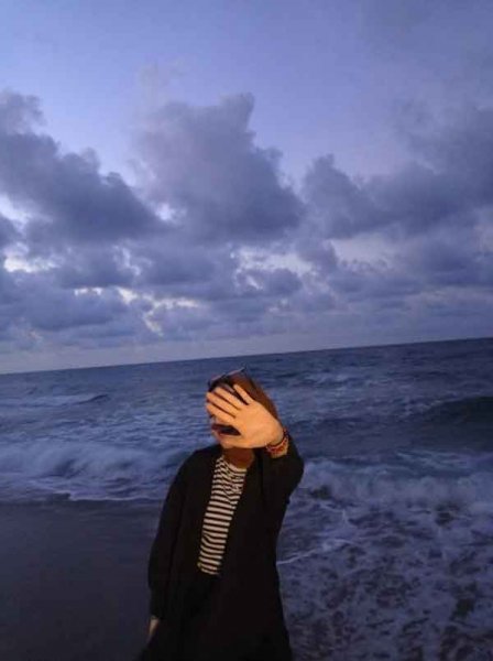  عکس پروفایل دختر با حجاب کنار دریا