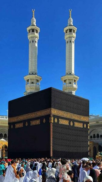  عکس خانه خدا در شب