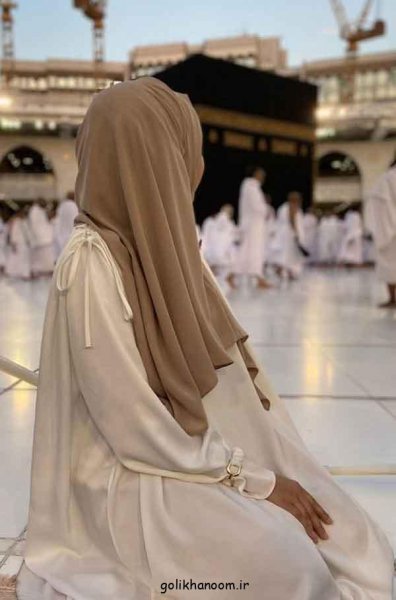  عکس خانه خدا در شب