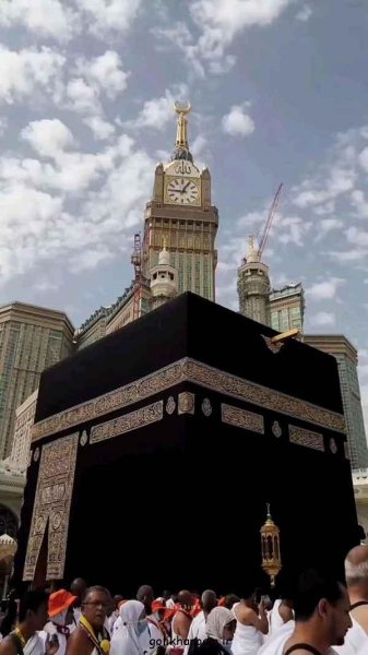  عکس خانه خدا در شب