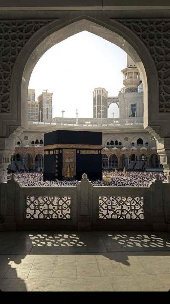  عکس خانه خدا در شب