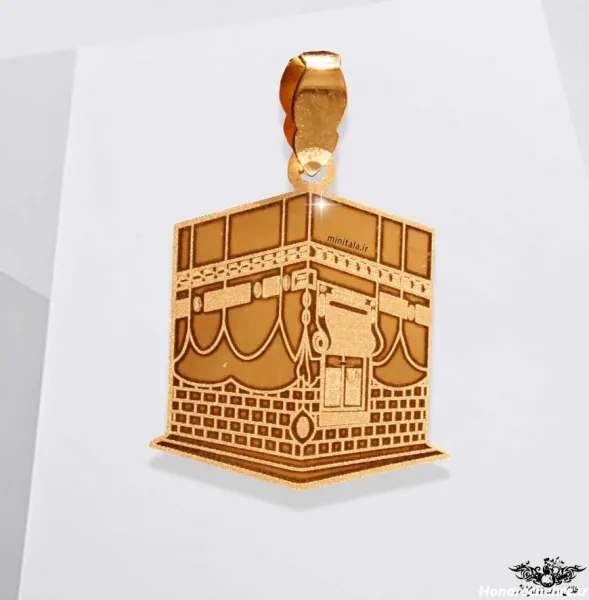 عکس پلاک کعبه طلا