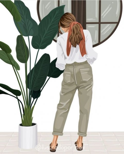 عکس مینیمال دخترانه رنگی