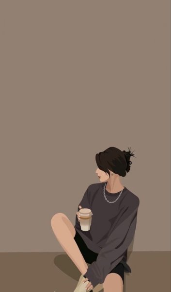  عکس مینیمال دختر