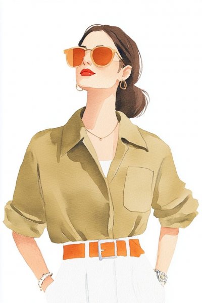 عکس مینیمال دخترانه رنگی