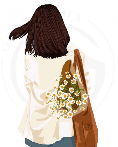 عکس مینیمال دخترانه رنگی