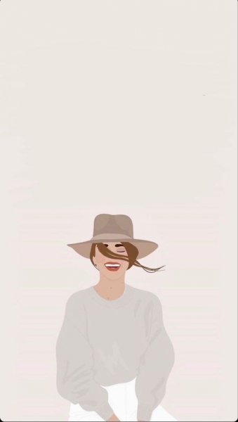 عکس مینیمال دخترانه رنگی