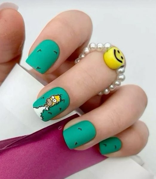  طرح ناخن مینیمال عروسکی