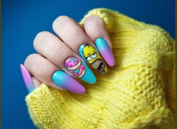  طرح ناخن مینیمال عروسکی