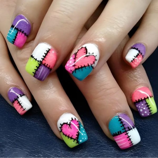  طرح ناخن مینیمال عروسکی