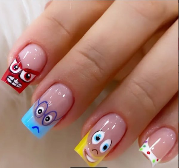  طرح ناخن مینیمال عروسکی