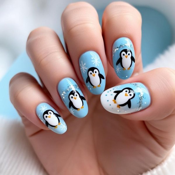 طرح ناخن مینیمال ساده