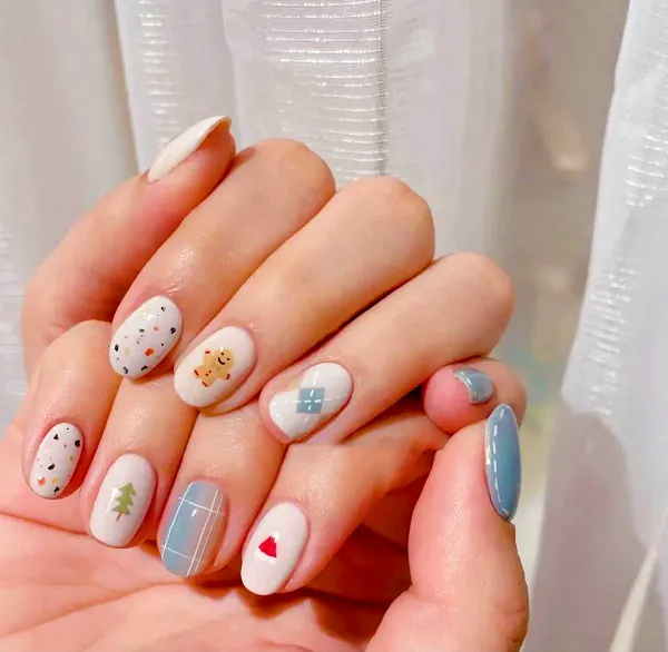  مدل ناخن مینیمال کوتاه