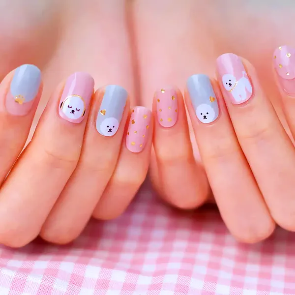  مدل ناخن مینیمال کوتاه