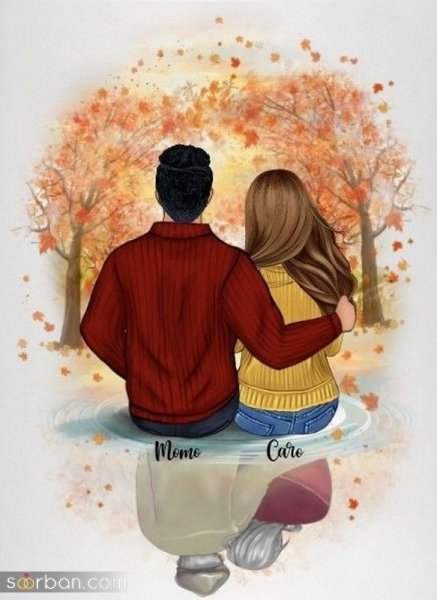  تصویر زمینه گوشی عاشقانه دونفره متحرک