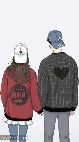  تصویر زمینه گوشی عاشقانه دونفره متحرک