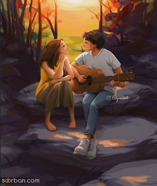  تصویر زمینه گوشی عاشقانه دونفره متحرک