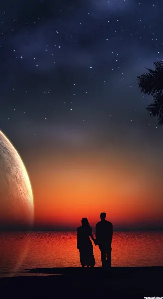  عکس پس زمینه عاشقانه دختر و پسر