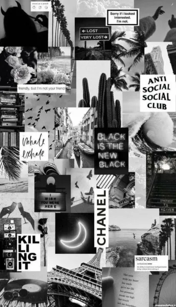 پس زمینه غمگین مشکی دخترانه