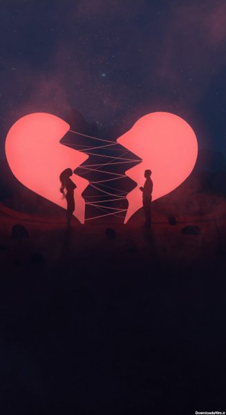  تصویر زمینه ست قلب نصفه