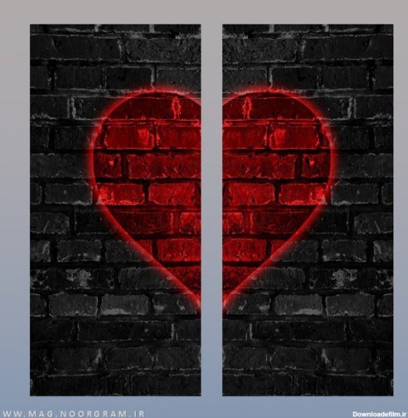  تصویر زمینه ست قلب نصفه