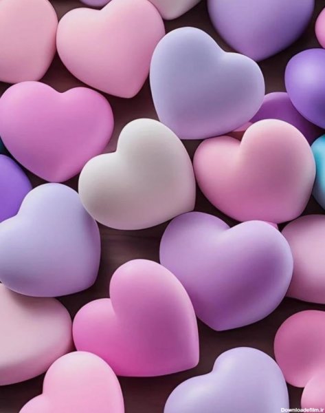  عکس قلب صورتی فانتزی