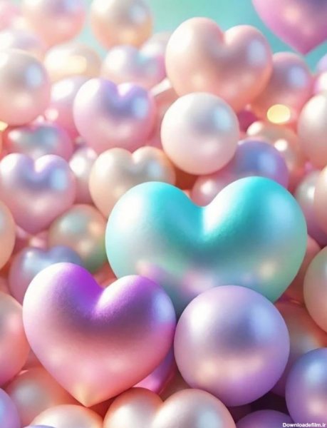  عکس قلب صورتی فانتزی