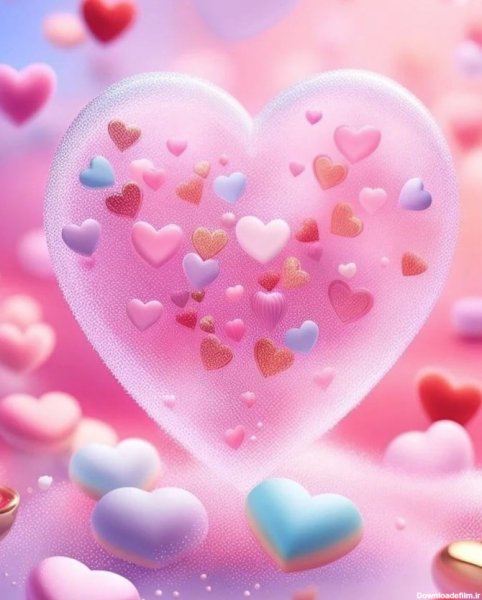  عکس قلب صورتی فانتزی