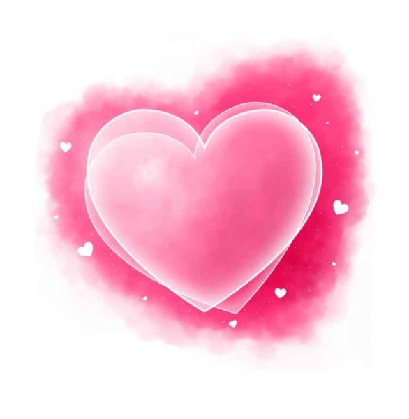  تصویر زمینه قلب صورتی