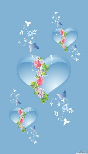  تصویر زمینه قلب صورتی