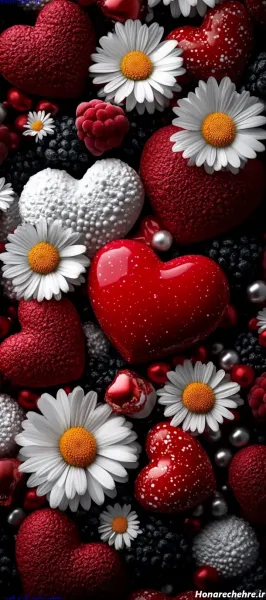  عکس قلب قرمز خوشگل