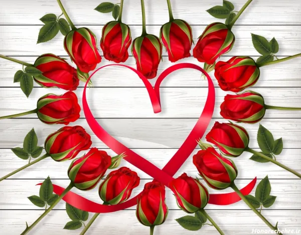  عکس قلب قرمز خوشگل