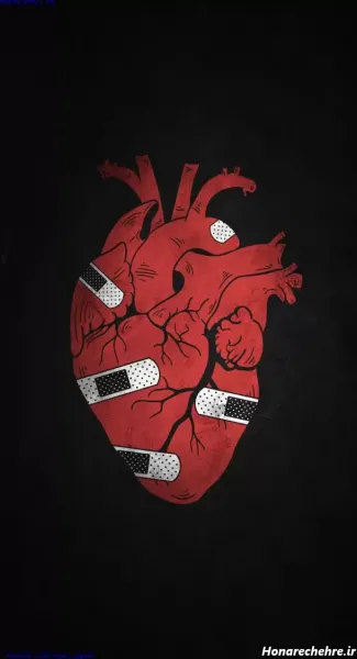  عکس قلب سیاه غمگین