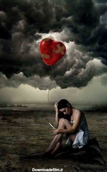  پروفایل عکس قلب شکسته دختر