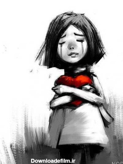  پروفایل عکس قلب شکسته دختر