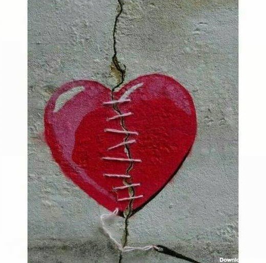  عکس قلب سیاه شکسته