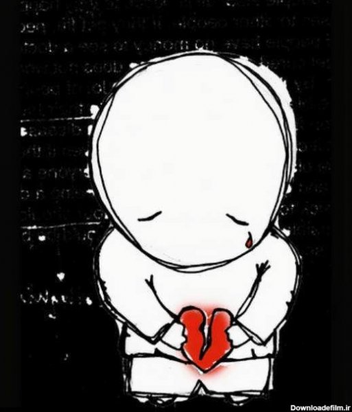  عکس قلب سیاه شکسته