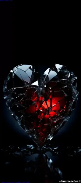  عکس قلب سیاه شکسته