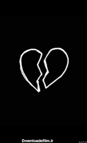  عکس قلب سیاه شکسته