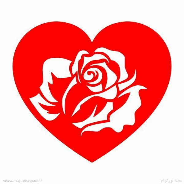  عکس قلب قرمز خوشگل برای پروفایل