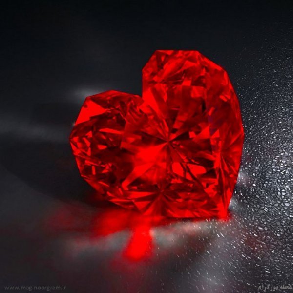  عکس قلب قرمز خوشگل برای پروفایل