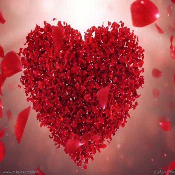  عکس قلب قرمز خوشگل برای پروفایل
