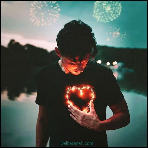  عکس قلب برای پروفایل پسرانه