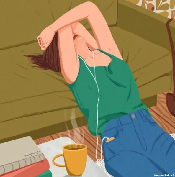 عکس مینیمال دخترانه رنگی