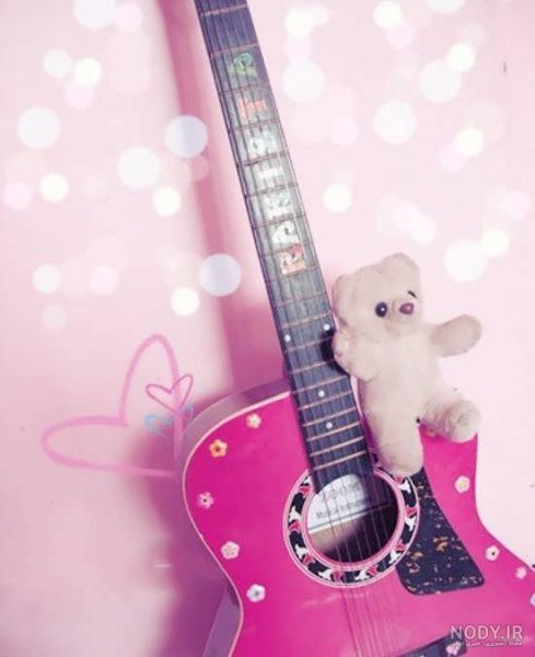 عکس کیوت صورتی براق