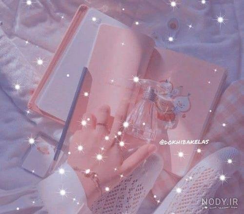  عکس کیوت صورتی براق