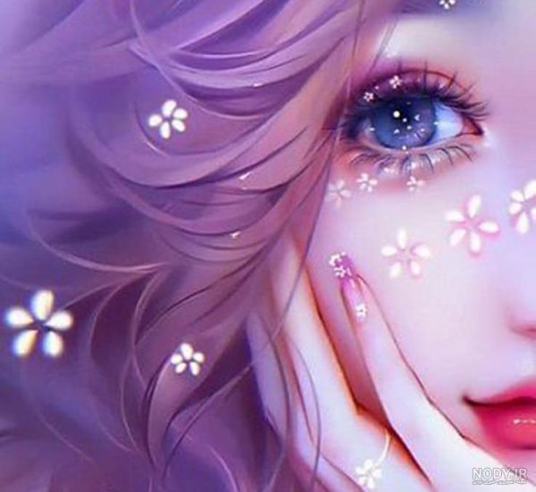  عکس کیوت صورتی براق